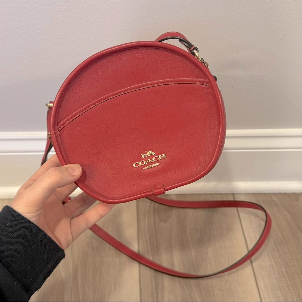 NWOT Red Coach Canteen Bag